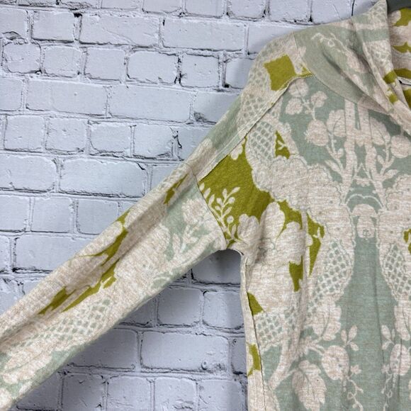 Anthropologie Saturday Sunday Floral Turtleneck Sweater Dress Womens XS Green - Picture 10 of 16